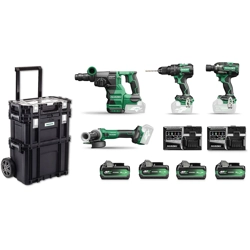 vendita online Kit combinato dv36dcwrz+wr18dhw2z+dh3628dcwrz+wr18dhw2z Trapani a batteria Hikoki